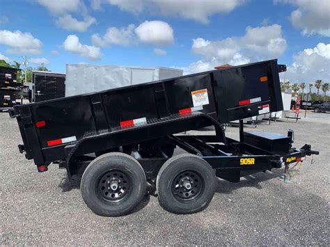 6x10 dump trailer for skid stear|6x10 tandem dump trailer.